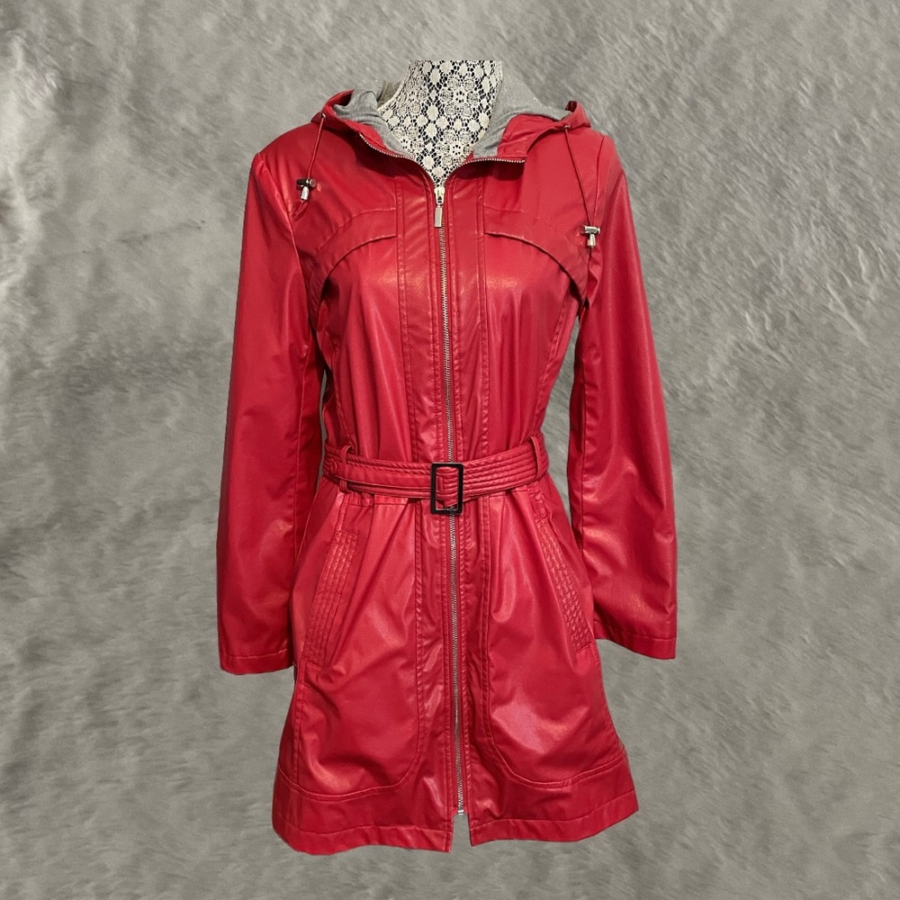 Jessica Red Raincoat